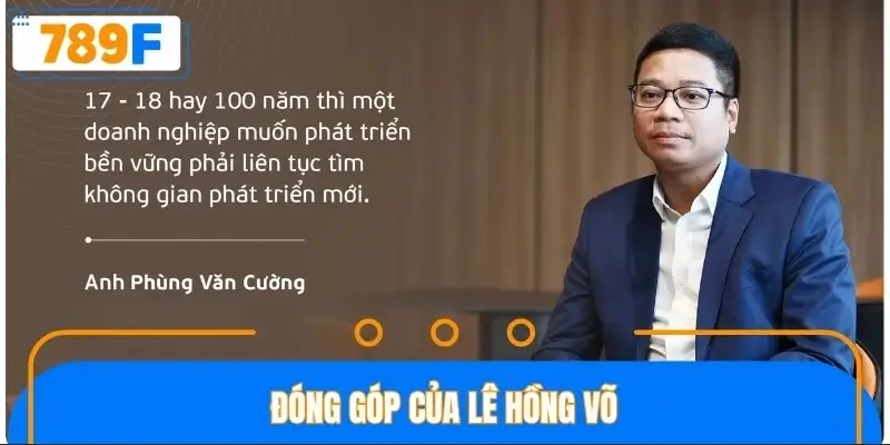 Đóng góp của Lê Hồng Võ Đóng góp của Lê Hồng Võ