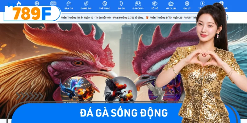 Sảnh đá gà 789F mang đến trận đấu gay kịch tính